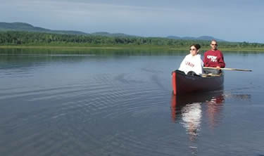 Couple Canoeing